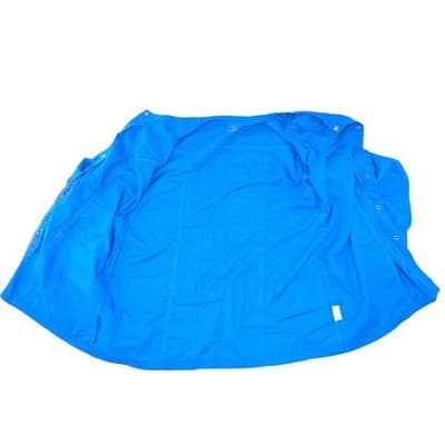 Cherokee Workwear Womens Royal Blue Snap Front Scrub Jacket Size Large - Thumbnail 2
