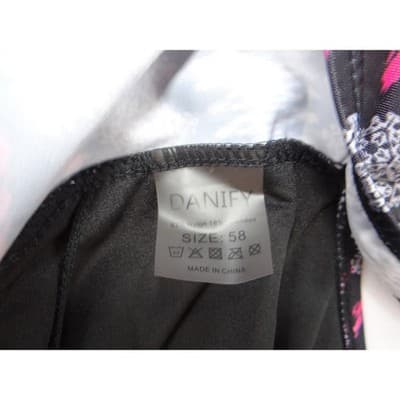 DANIFY Women's Black Swim Dress Skirtini Floral Tummy Control Size 58 - Thumbnail 2