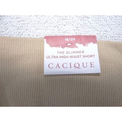Cacique The Slimmer Ultra High-Waist Shapewear Shorts Beige Womens 18/20 NEW - Thumbnail 5