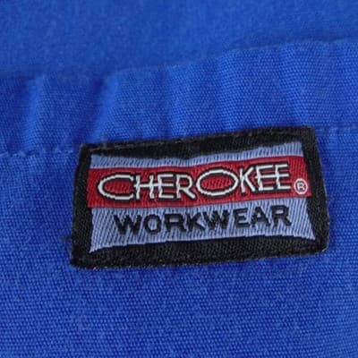 Cherokee Workwear Scrub Pants Womens XS Royal Blue Drawstring Cargo - Thumbnail 4