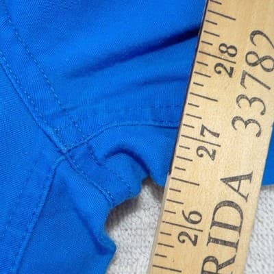 Cherokee Workwear Scrub Pants Womens XS Royal Blue Drawstring Cargo - Thumbnail 7