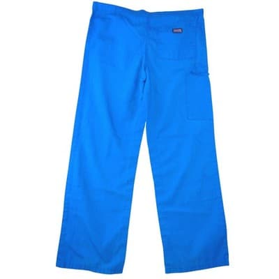 Cherokee Workwear Scrub Pants Womens XS Royal Blue Drawstring Cargo - Thumbnail 3