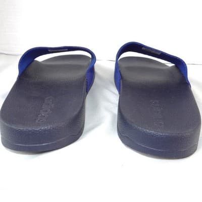 Adidas Adilette Shower Slides Blue Navy Kids Sandals Size 5 - Thumbnail 5
