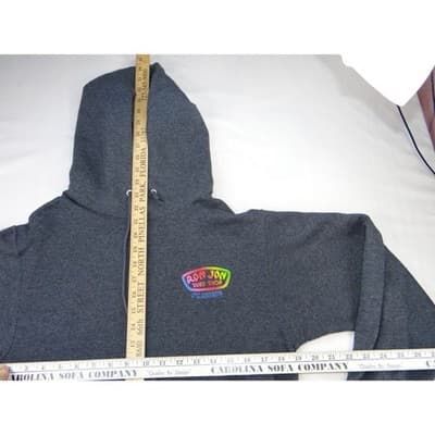 Ron Jon Surf Shop Ft Myers Hoodie Gray Pullover Size S Rainbow Logo - Thumbnail 6