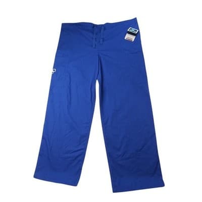 NWT-Adar Medical Uniforms Blue Scrub Pants Cargo Pockets Drawstring Waist XLG