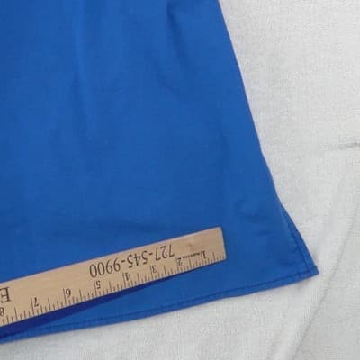 WonderWink WonderFlex Womens Blue Lime Green V-Neck Scrub Top Size Medium 0168 - Thumbnail 5