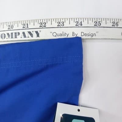 NWT-Adar Medical Uniforms Blue Scrub Pants Cargo Pockets Drawstring Waist XLG - Thumbnail 7