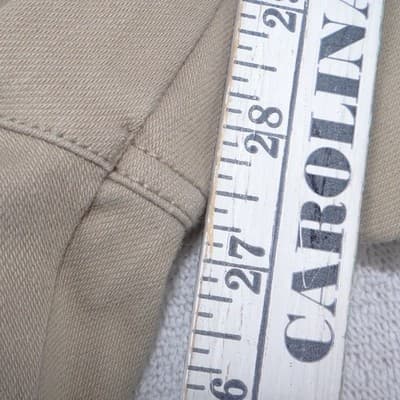 Faded Glory Womens Khaki Pull On Jeggings Slim Fit Stretch Pants Size L 12-14 - Thumbnail 7