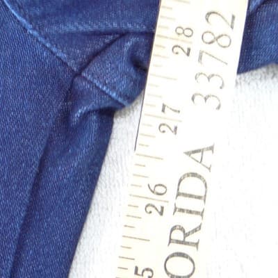 Time and Tru Maternity Skinny Jeans Dark Wash Blue Full Belly Panel Small 4-6 - Thumbnail 6