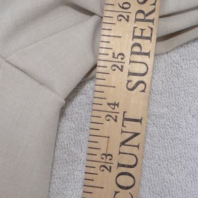 Rachel Zoe Womens Wide Leg Cuffed Trousers Beige High Rise Pants Size 2 - Thumbnail 5