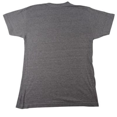 Mens Grey Graphic T Shirt Indian Motorcycle Short Sleeve Tee - Thumbnail 3