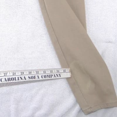Faded Glory Womens Khaki Pull On Jeggings Slim Fit Stretch Pants Size L 12-14 - Thumbnail 4