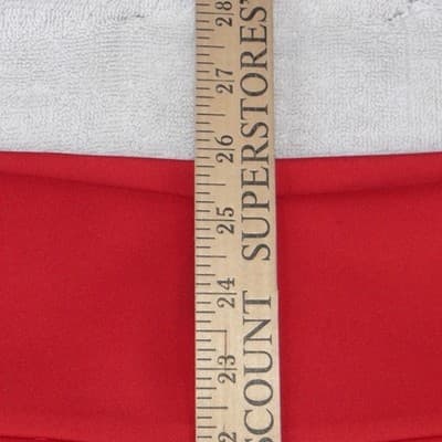 Thalia Sodi Womens Red Stretch Knit Pencil Midi Skirt Size Small High Waist Slit - Thumbnail 6