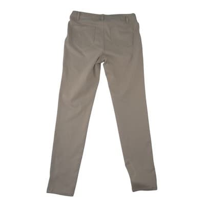 Faded Glory Womens Khaki Pull On Jeggings Slim Fit Stretch Pants Size L 12-14 - Thumbnail 3