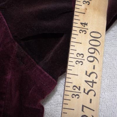 INC International Concepts Burgundy Camo Corduroy Cargo Pants Womens 8 - Thumbnail 5