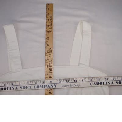 Forever 21 White Square Neck Button Side Mini Dress Size Medium - Thumbnail 5