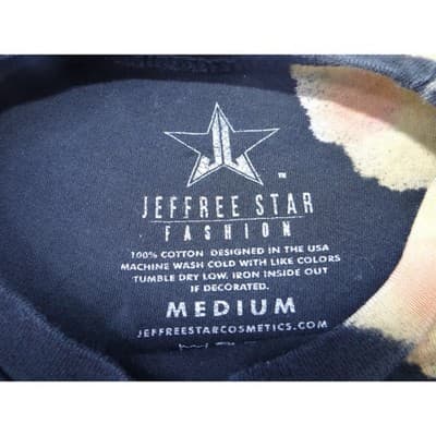 Jeffree Star Fashion Tie Dye Star Logo Graphic T Shirt Medium - Thumbnail 2