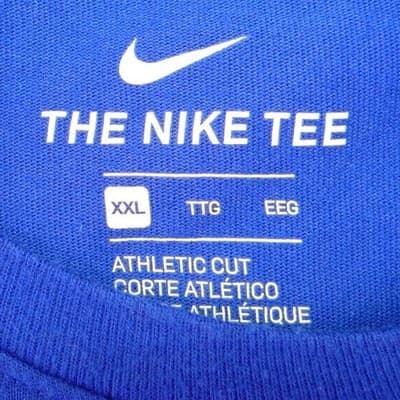 Nike Chicago Cubs Wrigley Field Dri-FIT Graphic T-Shirt Blue Mens XXL - Thumbnail 2
