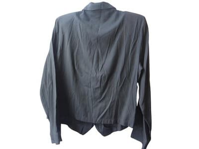 VINTAGE Women's Black Button Up by Dress barn - Thumbnail 4