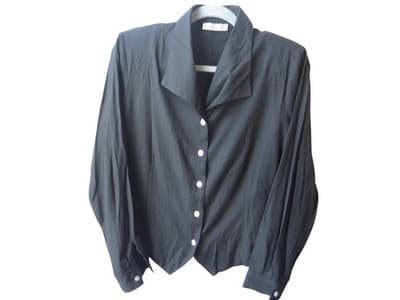 VINTAGE Women's Black Button Up by Dress barn