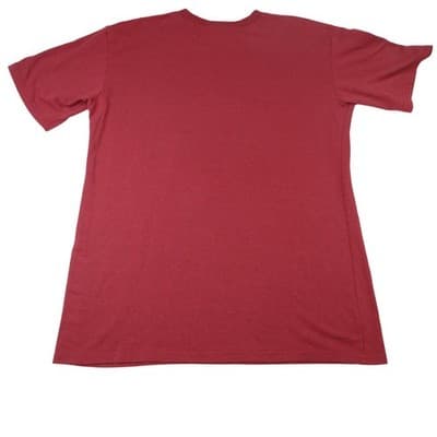 Modern Lux Sun Floral Graphic T Shirt Burgundy Cotton Poly Blend S M - Thumbnail 4
