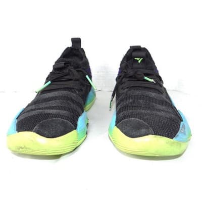 Adidas Trae Young 2.0 Mens 5.5 Basketball Shoes Black Purple Neon - Thumbnail 5