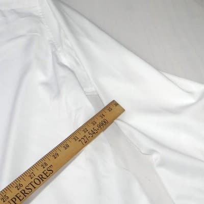 FLEX Mens Luxury Collection White Dress Shirt 3XL Made in Italy - Thumbnail 9