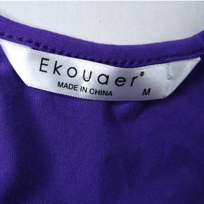 Ekouaer Purple Tank Maxi Dress Women's Size M Spaghetti Strap Pleated Front - Thumbnail 2