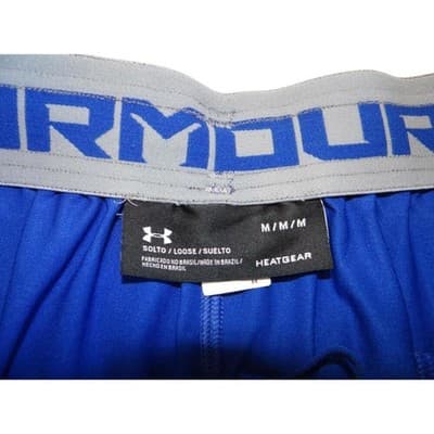 Under Armour Blue HeatGear Athletic Shorts - Thumbnail 4