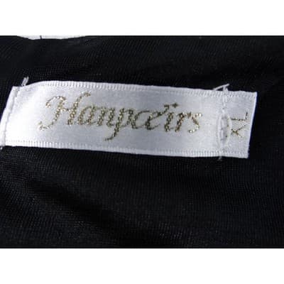 Hanpceirs Black Cap Sleeve Square Neck Fit and Flare Dress Women's XL - Thumbnail 2