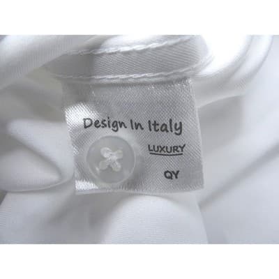 FLEX Mens Luxury Collection White Dress Shirt 3XL Made in Italy - Thumbnail 4