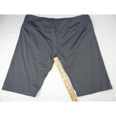 Athletic Works Womens Dark Gray Athletic Shorts Bike Shorts Size 2XL - Thumbnail 6