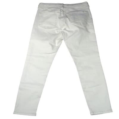 NWT-TOPSHOP Jamie High Waisted Skinny Petite Jeans White Size 10 W32 L28 - Thumbnail 5