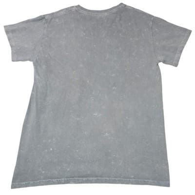 Nirvana Smiley Face T-Shirt Gray Acid Wash Graphic Tee Size S - Thumbnail 3