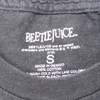 Beetlejuice Ghost With The Most Babe Graphic T Shirt Black Size Small - Thumbnail 2