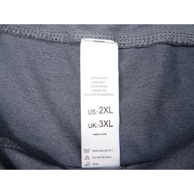 Athletic Works Womens Dark Gray Athletic Shorts Bike Shorts Size 2XL - Thumbnail 2