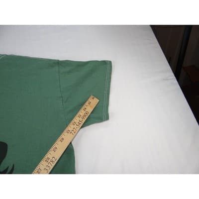 Threadless T Shirt Everything Hurts Grim Reaper Graphic Print Green Size M - Thumbnail 9