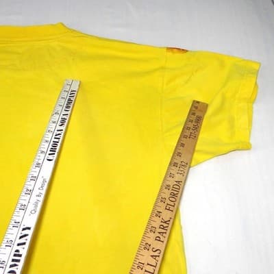 Maurice Malone Mojans Denim Equipment Yellow T Shirt Men's - Thumbnail 8