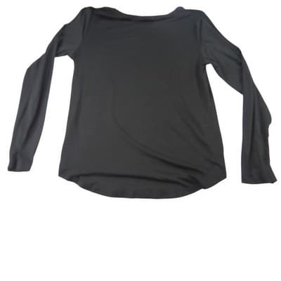 Rae Dunn HOT MESS Graphic Long Sleeve Shirt Black Size Small Relaxed Fit - Thumbnail 3
