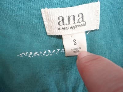 Ana Women's Short Sleeve Button Front Top - 3x - Thumbnail 5