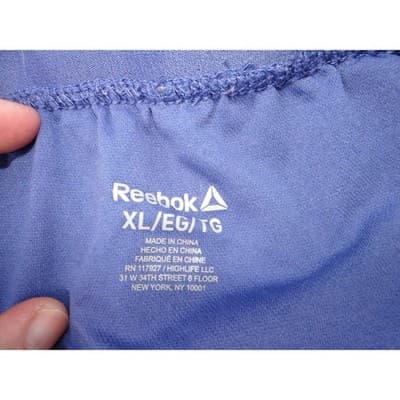 Reebok Womens Running Shorts Elastic Waistband Blue XL - Thumbnail 2