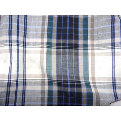 ELY PLAINS Mens Plaid Western Shirt Short Sleeve Pearl Snap Size M - Thumbnail 5
