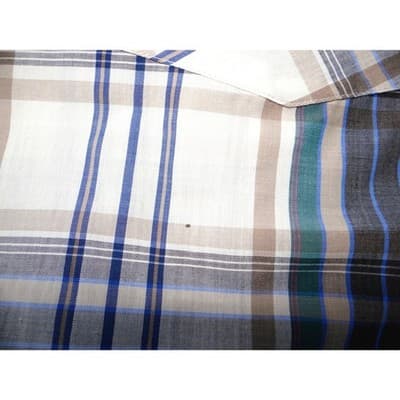 ELY PLAINS Mens Plaid Western Shirt Short Sleeve Pearl Snap Size M - Thumbnail 11