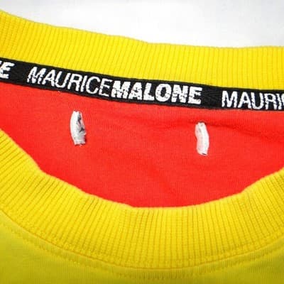 Maurice Malone Mojans Denim Equipment Yellow T Shirt Men's - Thumbnail 2