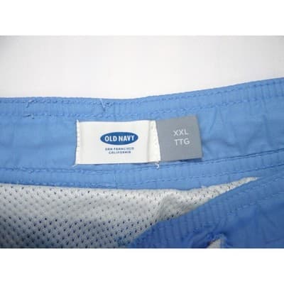 Old Navy Swim Trunks Shorts Blue XXL Mens Elastic Waist Drawstring Mesh Lined - Thumbnail 2