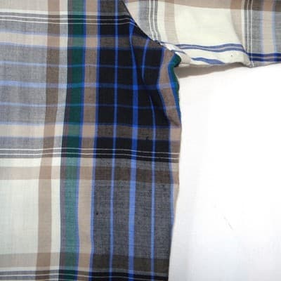 ELY PLAINS Mens Plaid Western Shirt Short Sleeve Pearl Snap Size M - Thumbnail 13