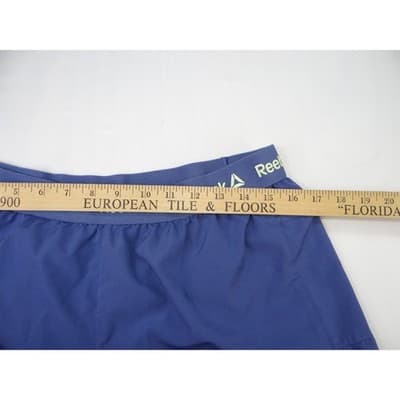 Reebok Womens Running Shorts Elastic Waistband Blue XL - Thumbnail 5