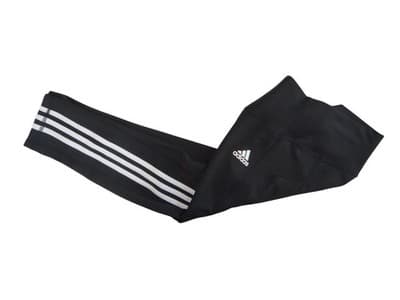 Adidas Women's Performance Leggings - Black with Stripes - Thumbnail 5