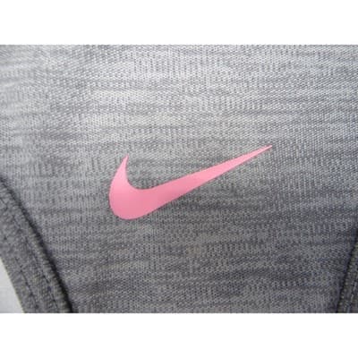 Nike Dri Fit Racerback Tank Top Gray Pink Stripes Athletic Workout Size S - Thumbnail 3