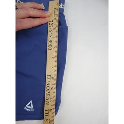 Reebok Womens Running Shorts Elastic Waistband Blue XL - Thumbnail 6